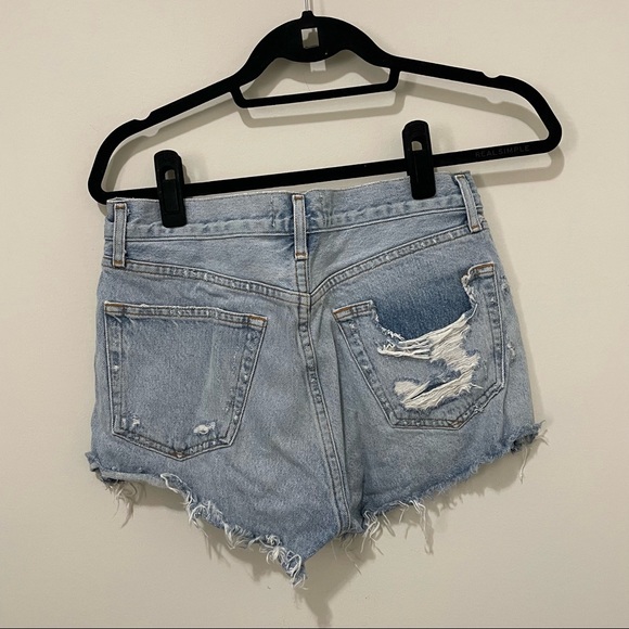 AGOLDE Parker Jean Shorts Bitter - Picture 4 of 6